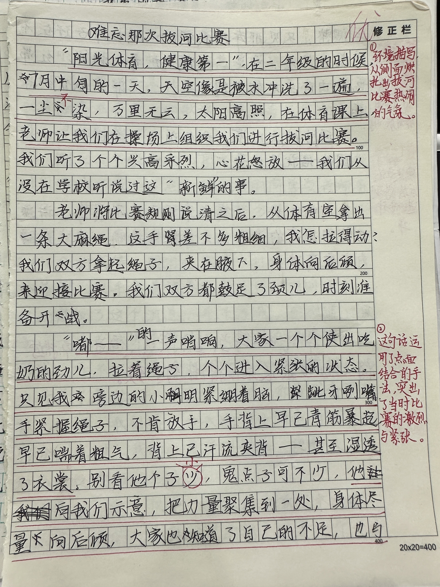 体育比赛摄影赏析作文