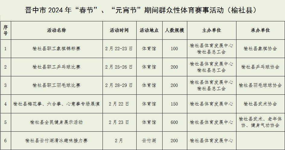 体育节事活动举例，丰富多彩的体育盛宴