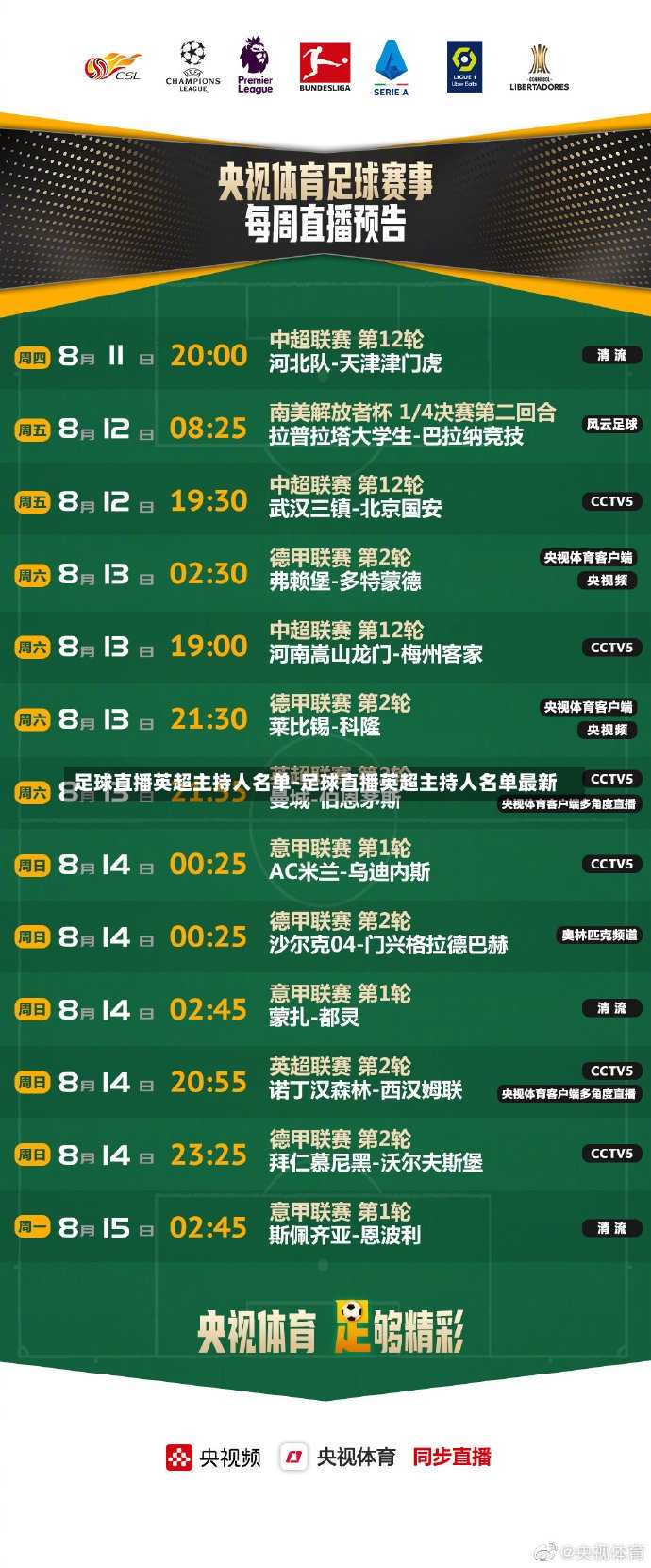 足球现场直播主持人的魅力与风采，主持人与足球的完美结合