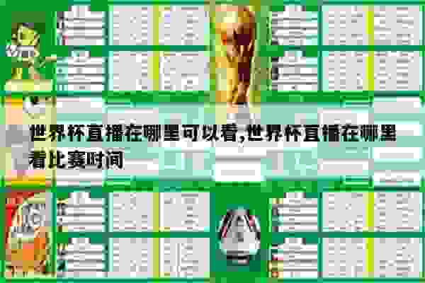 随时随地感受世界杯赛场激情，足球赛电话直播观看指南
